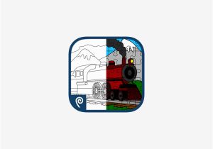 Coloring Picture Of A Train Engine Color It Puzzle It Trains Lite Im App Store