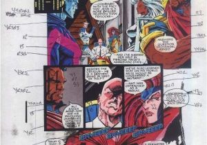 Coloring Pictures Of the X-men original 1992 X Men Marvel Color Guide Art Page Jean Grey