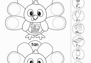 Coloring Turkey Pages for Preschoolers Thanksgiving Math Literacy Worksheets and Activities