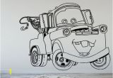 Coloring Wall Murals tom Mater Cars Disney Wall Decal Wall Art Wall Stickers Kids