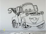 Coloring Wall Murals tom Mater Cars Disney Wall Decal Wall Art Wall Stickers Kids