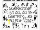 Colossians 3 23 Coloring Page 16 Best Jesus Miracles Sunday School Lessons Images