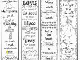 Colossians 3 23 Coloring Page Bible Verse Bookmarks On the Christian Life B W Color Your Own Print