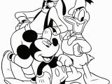 Colouring Pages Disney Mickey Mouse Mickey Mouse and Friends Coloring Page