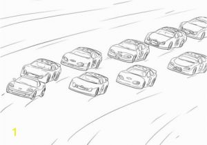 Colouring Pages Printable Race Car A Lot Nascar Cars Racing the Hot Track Coloring Page