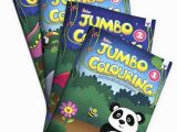 Combo Panda Coloring Page Blossom Jumbo Creative Colouring Books Bo for Kids 3 to 10 Years Old