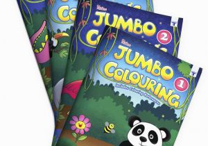 Combo Panda Coloring Page Blossom Jumbo Creative Colouring Books Bo for Kids 3 to 10 Years Old