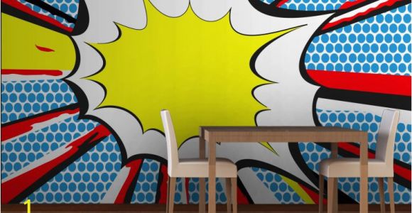 Comic Book Wall Murals Pop Art Ic Book Wall Mural Lay & Kj Room