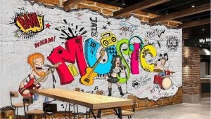 Comic Murals for Walls Animated Band Music Cartoon Ic Art Wall Murals Wallpaper