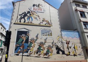 Comic Strip Wall Mural Ic Strip Route In Brüssel