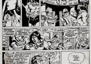 Conan the Barbarian Coloring Pages Conan the Barbarian 7 Page 11 by Barry Smith In Faustus