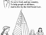 Considerate and Caring Coloring Page Girl Scout Promise Coloring Sheet Gs Promise Pinterest