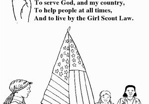 Considerate and Caring Coloring Page Girl Scout Promise Coloring Sheet Gs Promise Pinterest