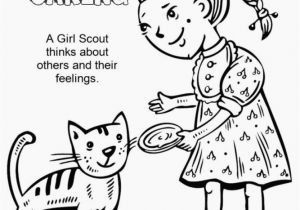Considerate and Caring Coloring Page Inspirational Innovative Girl Scout Law Coloring Pages Printable In