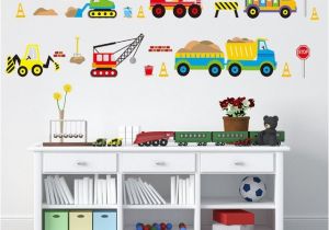 Construction Site Wall Mural Pin On Wall Stickers