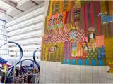 Contemporary Mural Artists Mural by Mary Blair and View Of On Site Shopping Picture Of
