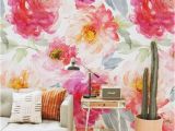 Contemporary Murals for Walls Boho Wallpaper Boho Flowers Peony Wallpaper Peonies Wall