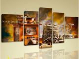 Contemporary Murals for Walls Canvas Wall Art Print Coffee Restaurant Mural Decor Framed