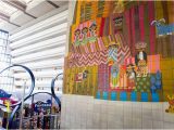 Contemporary Murals for Walls Mural by Mary Blair and View Of On Site Shopping Picture