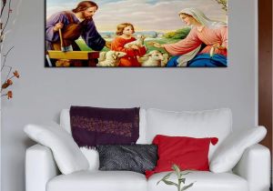 Contemporary Murals for Walls Shop Jesus the Savior Spiritual Framed Canvas Painting