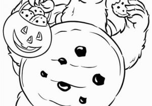 Cookie Monster Halloween Coloring Pages Cookie Monster Halloween Coloring Page