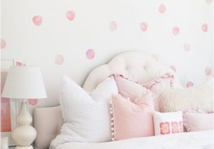 Cool Teenage Wall Murals Watercolor Polka Dots