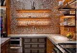Copper Kitchen Backsplash Murals 22 Best Metal Tile Backsplash Images