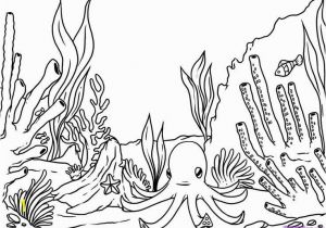 Coral Coloring Pages Coral Coloring Pages Inspirational How to Draw A Coral Reef Step 8