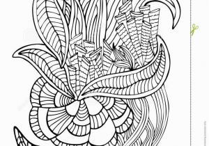 Coral Coloring Pages Hand Drawn Page In Zendoodle Style for Adult Coloring Book Abst