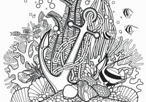 Coral Reef Coloring Pages to Print Coral Reef Plants Coloring Pages Anchor and Drawn In Line