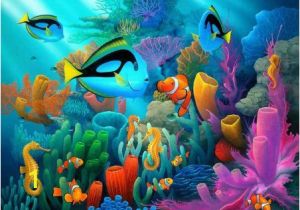 Coral Reef Wall Mural Underwater World 192 Pieces