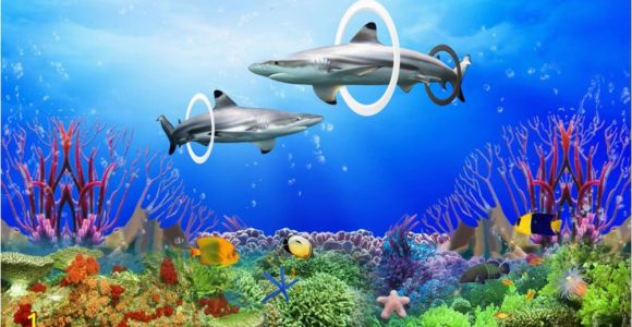 Coral Reef Wall Mural Us $15 03 Off Custom Photo 3d Room Wallpaper Coral Reef Sharks Home Improvement Decoration Painting 3d Wall Murals Wallpaper for Walls 3 D In