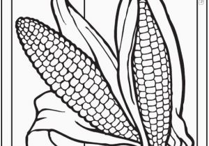 Corn On the Cob Coloring Page 28 Corn the Cob Coloring Page In 2020