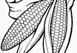 Corn On the Cob Coloring Page Corn the Cob Coloring Page Elegant Corn the Cob