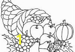 Cornucopia Basket Coloring Page 25 Best Coloring Pages Images