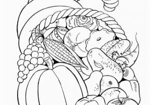 Cornucopia Basket Coloring Page Free Printable Thanksgiving Fruit Basket Coloring Page