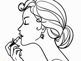 Cosmetic Coloring Pages Coloring Girls Coloring Pages for Girls Makeup Cosmetics Beautiful