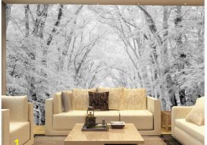 Country Scene Wall Murals 3d Landscape Wallpaper Mural 3d Wallpaper Woods Snow Scene Tv Wall