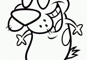 Courage the Cowardly Dog Coloring Pages Courage the Cowardly Dog Coloring Page Coloring Home