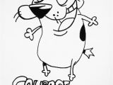 Courage the Cowardly Dog Coloring Pages Courage the Cowardly Dog Coloring Page Coloring Home