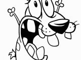 Courage the Cowardly Dog Coloring Pages Courage the Cowardly Dog Colouring Image