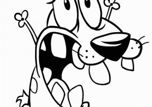 Courage the Cowardly Dog Coloring Pages Courage the Cowardly Dog Colouring Image