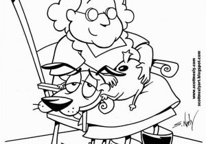 Courage the Cowardly Dog Coloring Pages Great Courage the Cowardly Dog Coloring Pages for Kids