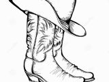 Cowboy Boots Coloring Pages to Print Amazing Cowboy Hat Coloring Page Printable Image Rodeo Style and