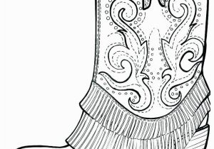Cowboy Boots Coloring Pages to Print Coloring Pages Cowboy Boots Cowboy Printable Coloring Pages Free