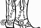 Cowboy Boots Coloring Pages to Print Fantastical Cowboy Boots Coloring Pages to Print Hat and Printable