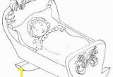 Cradle Coloring Page Baby In A Cradle Coloring Page