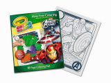 Crayola Color Wonder Avengers 18 Page Book and Markers Color Wonder Avengers Refill Book Crayola