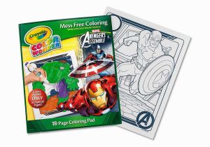 Crayola Color Wonder Avengers 18 Page Book and Markers Color Wonder Avengers Refill Book Crayola