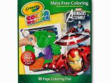 Crayola Color Wonder Avengers 18 Page Book and Markers Color Wonder Avengers Refill Book Crayola